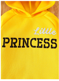2pcs/Set Young Girl Casual English Letter Print Hooded Sweatshirt & Letter Graphic Pants Set Carousel 4