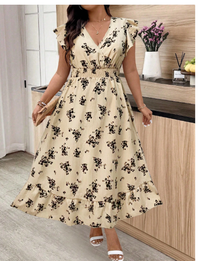 Plus-Size Women's Vacation Casual Summer Dress Carousel 5