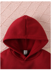  Young Girls Letter Print Minimalist Hoodie Sweatshirt And Pants Casual 2 Pieces Set Carousel 1