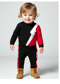 Baby Boy's Fashionable And Cool Two-Piece Set