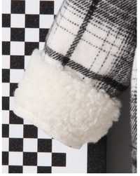 Young Boys' Daily Casual Classic Plaid & Plush Long Sleeve Shirt Warm & Comfortable Coat Carousel 3