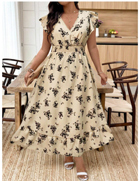 Plus-Size Women's Vacation Casual Summer Dress Carousel 2