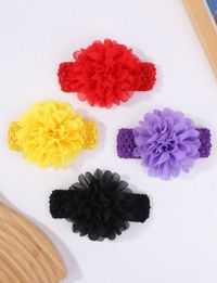 4pcs baby flower decor headband