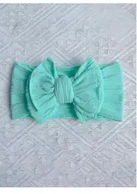 5pcs Cute Bow Headbands, Seamless Nylon Baby Hair Accessories Carousel 5