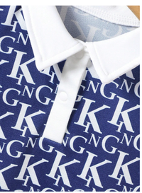 Baby Boy Summer Letter Print Short Sleeve Polo Shirt And Shorts Casual Outfit