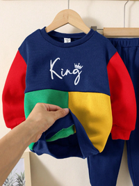 2pcs/Set Young Boys Casual Cute Comfortable Multipurpose Carousel 3