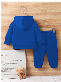 Baby Boy 2pcs Outfit Set, Printed Long Sleeve Top And Casual Pants