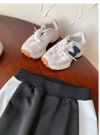 2pcs Young Boys Casual Sports College Street Chic Cute Cool Letter Print Colorblock Sweatshirt + Pants Set Carousel 4