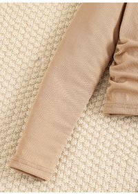 Young 2pcs Girls Teen Knitted Casual Basic Crop Top & Wide Leg Pants Set