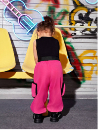 Baby Letter Graphic Tank Top & Flap Pocket Pants