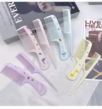 2pcs Portable Mini Comb, Cartoon Macaron Color Pattern Small Comb Carousel 1