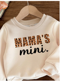 Baby Girl Casual Simple Letter Pattern Loose Knitted Soft Sweatsuit Set  Carousel 2