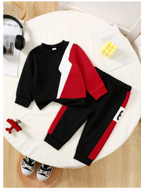 Baby Boy's Fashionable And Cool Two-Piece Set Carousel 2