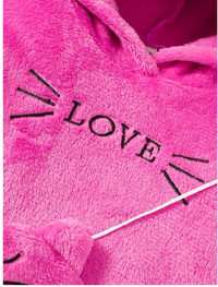 2pcs Baby Girl Hooded Letter Embroidered Long Sleeve Top And Elastic Waist Pants Casual Outfit