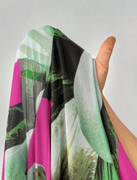 Women floral print elegant long fitted Dress Carousel 4