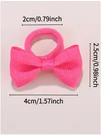 5/30/60pcs Girls' Elastic Hair Ties  Carousel 6