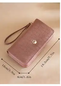 Fashionable Clutch Handbag Mobile Phone Bag Double Layer ZipperFashionable Clutch Handbag Mobile Phone Bag Double Layer Zipper Carousel 3