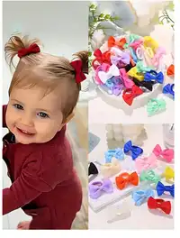 5/30/60pcs Girls' Elastic Hair Ties 