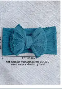 5pcs Cute Bow Headbands, Seamless Nylon Baby Hair Accessories Carousel 1