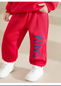 2pcs/Set Boys Casual Colorblock Letter Print Hoodie And Sweatpants Set For Autumn Carousel 3
