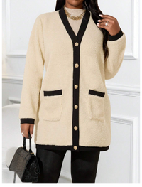 Small Fragrant Style Lamb Wool Coat Carousel 2