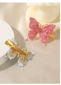 8pcs Elegant 3D Butterfly Hair Clips