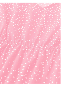 Plus Size Polka Dot Printed Waist-Cinching Dress Maxi Women Outfit Carousel 4