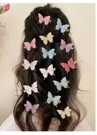 8pcs Elegant 3D Butterfly Hair Clips