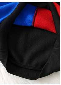 pcs/Set Young Boys Casual Lovely Daily Comfortable Versatile Color-Blocking Crew Neck Long Carousel 7