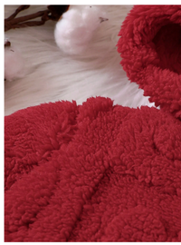 Baby Girl Solid Zipper Hooded Jumpsuit