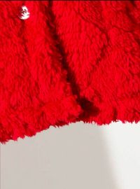 Baby Girls' Casual Solid Color Cable Knit Thick Warm Outwear