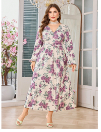 Plus Size Summer Fashion Dress Carousel 3