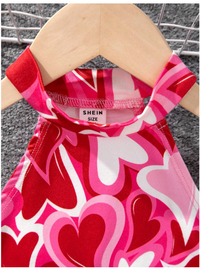 Young Girl Fashionable Sweetheart Halter Neck Top With Flare Pants Carousel 2
