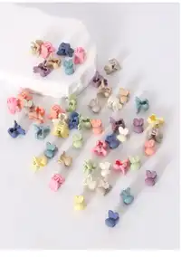50pcs Toddler Girls Random Color Rabbit Design Hair Claw
