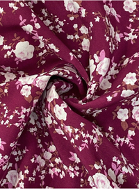  Plus Ditsy Floral Print Butterfly Sleeve Dress