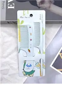 2pcs Portable Mini Comb, Cartoon Macaron Color Pattern Small Comb Carousel 7