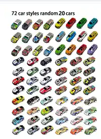 20pcs Alloy Diecast Toy Car