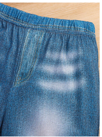 2pcs/Set Baby Girls Fashion Letter & Graphic Print Sweatshirt And Denim Effect Flare Jeans Set