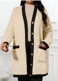 Small Fragrant Style Lamb Wool Coat Carousel 3