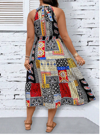 Plus Size Sleeveless Women's Fashion Summer Dress Carousel 1