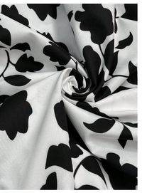 Women's Summer Shirred Floral Print Loose Elegant Dress Carousel 4