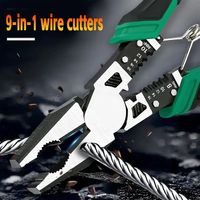 XMSJ Heavy Duty Wire Cutters & Pliers – Diagonal, Needle-Nose & Combination, Singles or 3-Piece Set Carousel 1