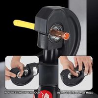 Electric Hydraulic Crimping Tool Kit | 12 Dies | 6T & 12T Models | 6AWG–800MCM Carousel 4