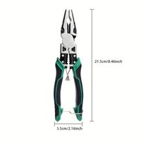 XMSJ Heavy Duty Wire Cutters & Pliers – Diagonal, Needle-Nose & Combination, Singles or 3-Piece Set Carousel 8