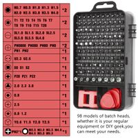 115-in-1 Precision Screwdriver Set | 98 Magnetic Bits | Phone, Laptop & Electronics Repair Kit Carousel 3