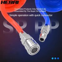 PU Spring Spiral Air Hose with Fittings – 6/9/12/15M Flexible Pneumatic Compressor Hose Carousel 3