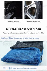SEAMETAL 1200GSM Microfiber Car Detailing Towel | Ultra-Soft Scratch-Free | 3 Sizes | Gray, Red & Blue Carousel 15