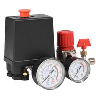 Air Compressor Pressure Switch & Control Valve Regulator with Gauges