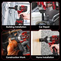 ONEVAN 2800Nm Brushless Impact Wrench | Tool Only | 18V/21V Compatible | 1/2" Drive | LED Light Carousel 5