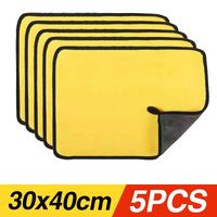 Microfibre Car Wash Towels | Multi-Pack | 30x30, 30x40 & 30x60cm | Scratch-Free Cleaning Cloth Carousel 23